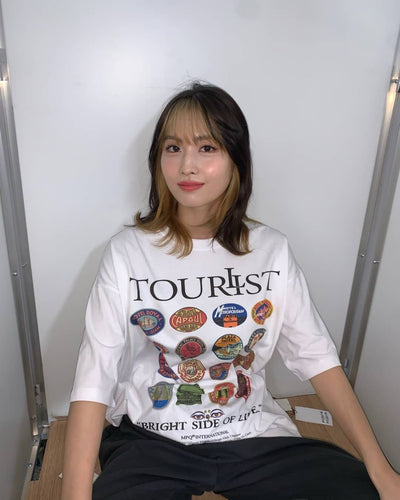 T-Shirt TOURLIST Momo Twice Voyage Hotel Monde Tourist