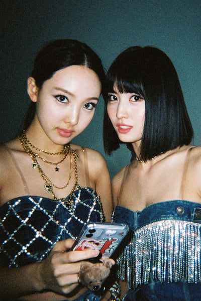 Top Nayeon Chaeyoung Momo Twice I Can't Stop Me MV Débardeur Mode Coréenne