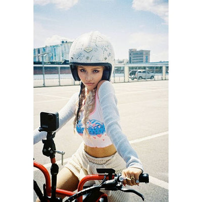 Débardeur Graffiti Rose BLanc Soyeon Beam Beam MV Windy