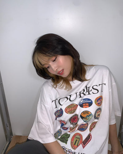 T-Shirt TOURLIST Momo Twice Voyage Hotel Monde Tourist