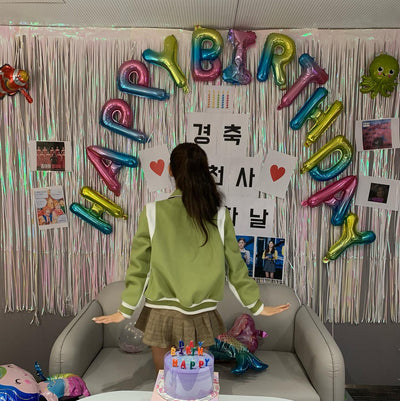 Veste Ample Vert et Blanc Manches Bicolores Miyeon G Idle Mode Décontracté